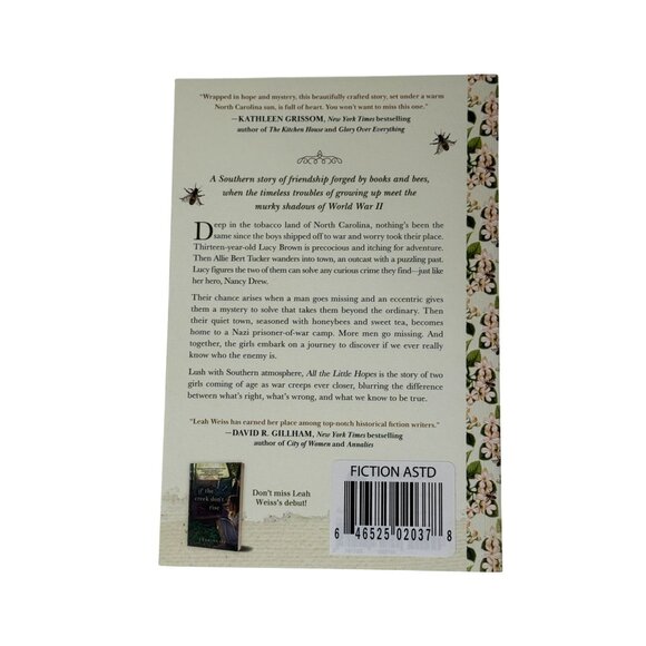 All the Little Hopes Leah Weiss Historical Southern Fiction WWII Coming-of-Age - Picture 4 of 4